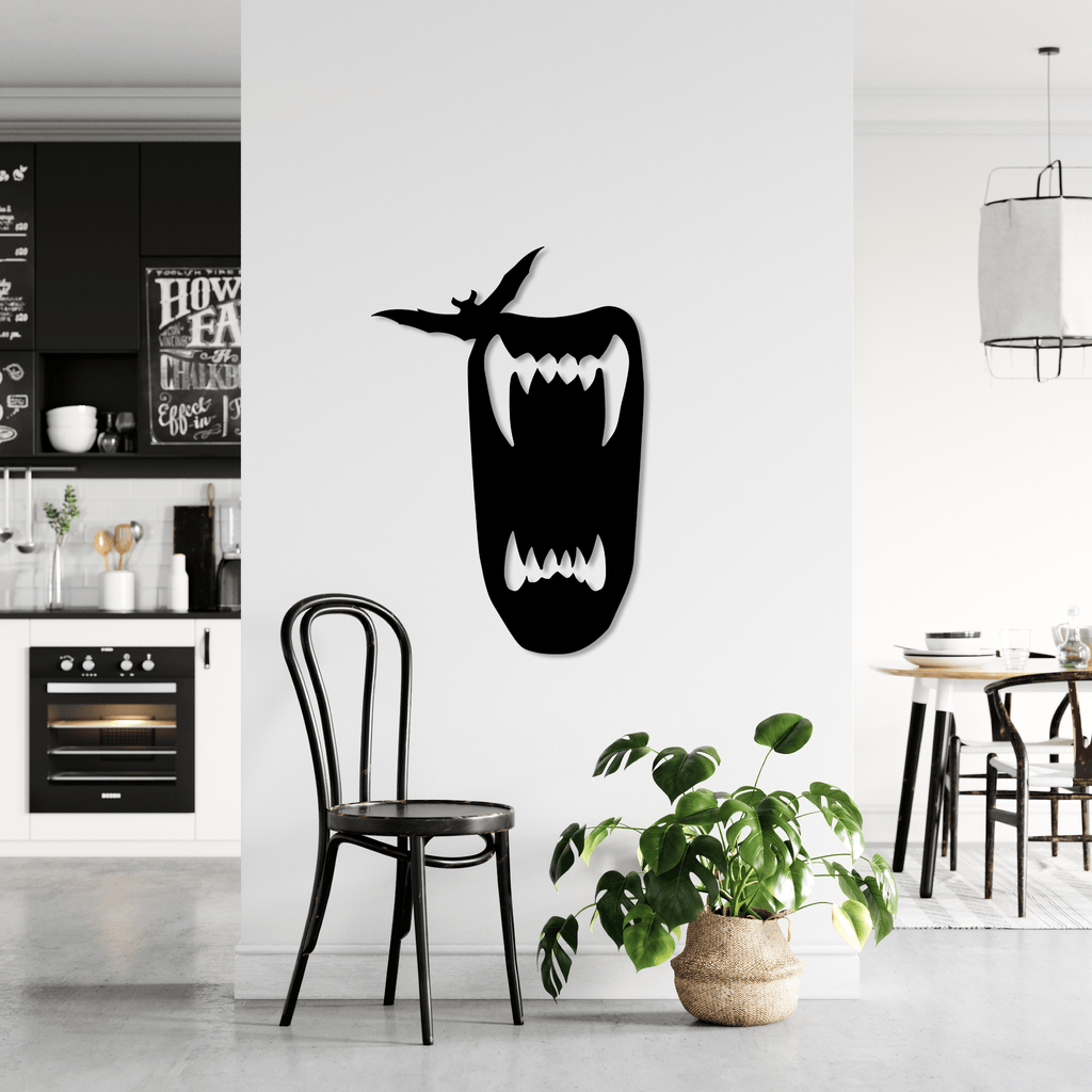 Vampire Teeth - Metal Wall Art - MetalPlex