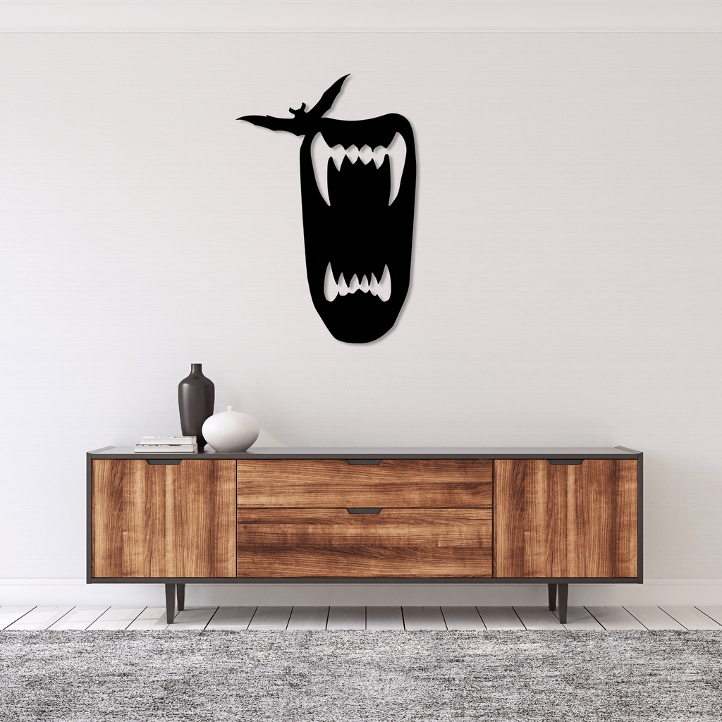 Vampire Teeth - Metal Wall Art - MetalPlex