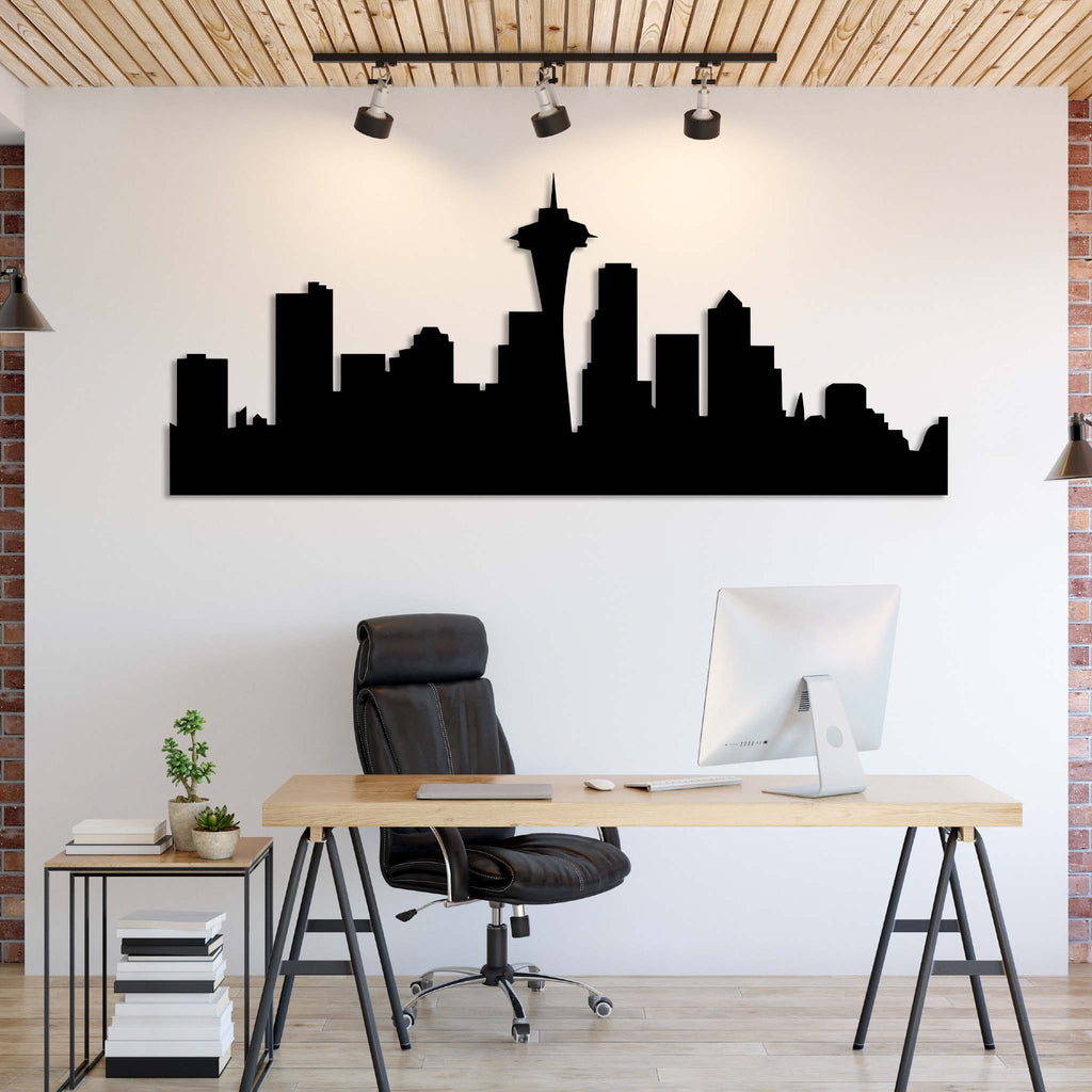 Seattle Skyline - Metal Wall Art - MetalPlex