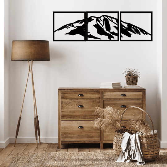 Mount Sopris (3 Piece) - Metal Wall Art