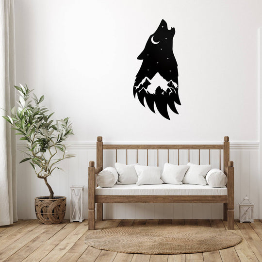 Wolf Head - Metal Wall Art