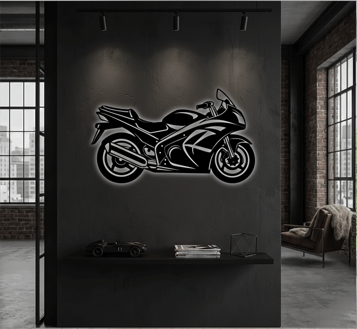 Sportbike Metal Wall Art, view 7 by MetalPlex