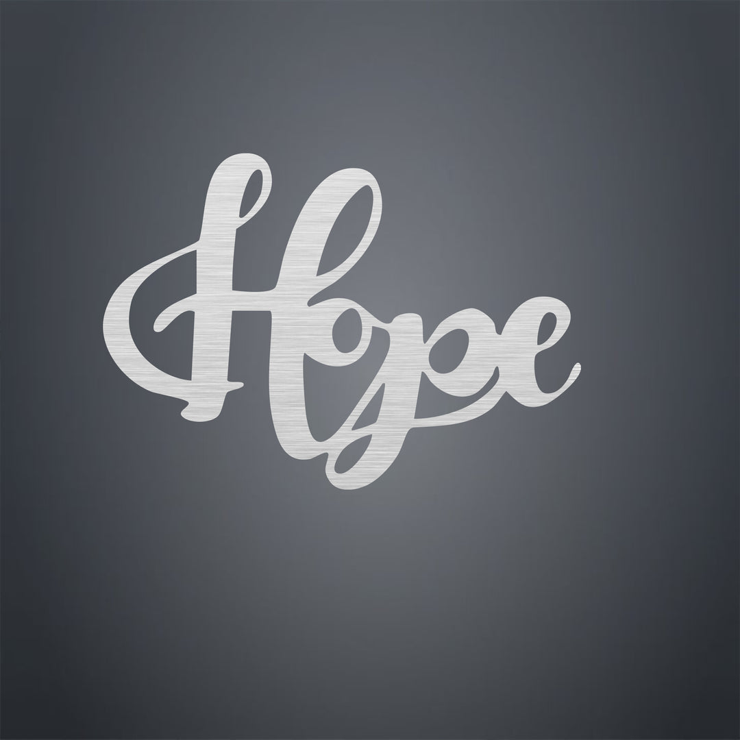 Hope Metal Wall Art