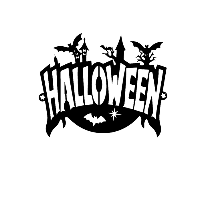 Halloween Sign Metal Wall Art, view 2 by MetalPlex