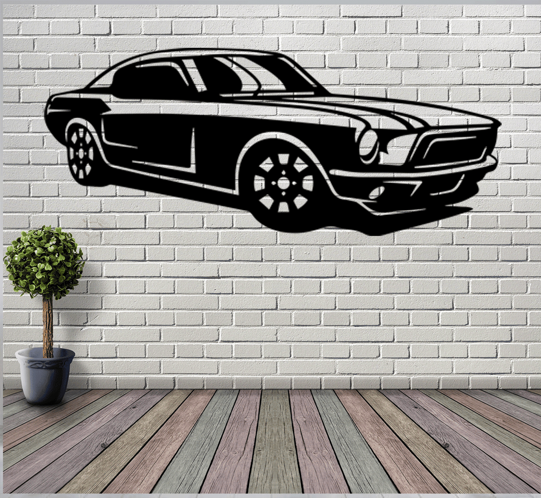 Mustang Metal Wall Art by MetalPlex
