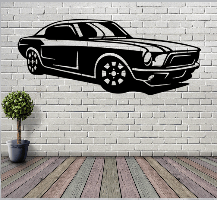 Mustang Metal Wall Art by MetalPlex