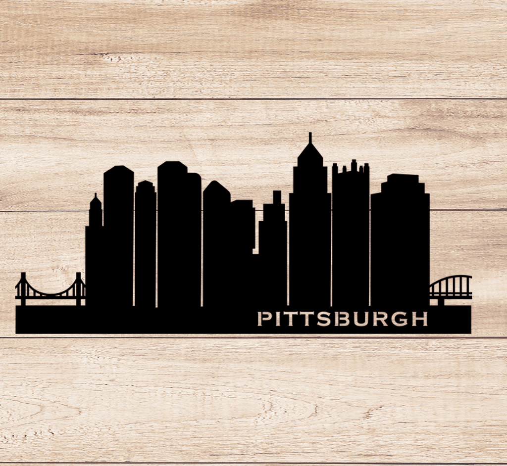 Pittsburgh Skyline - Metal Wall Art - MetalPlex