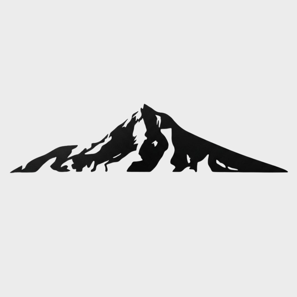 Mount Hood Metal Wall Art – Oregon Mountain Scenic Wall Decor