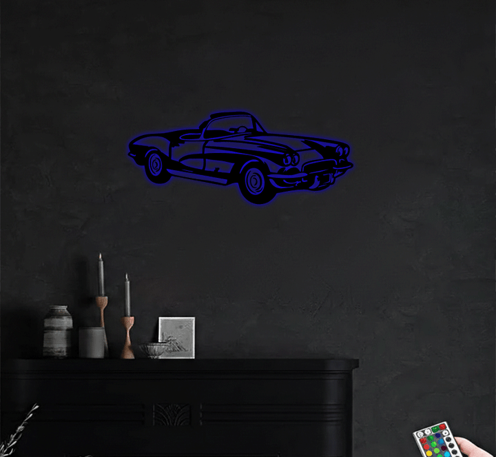 1962 Corvette C1 Metal Wall Art, view 8 by MetalPlex