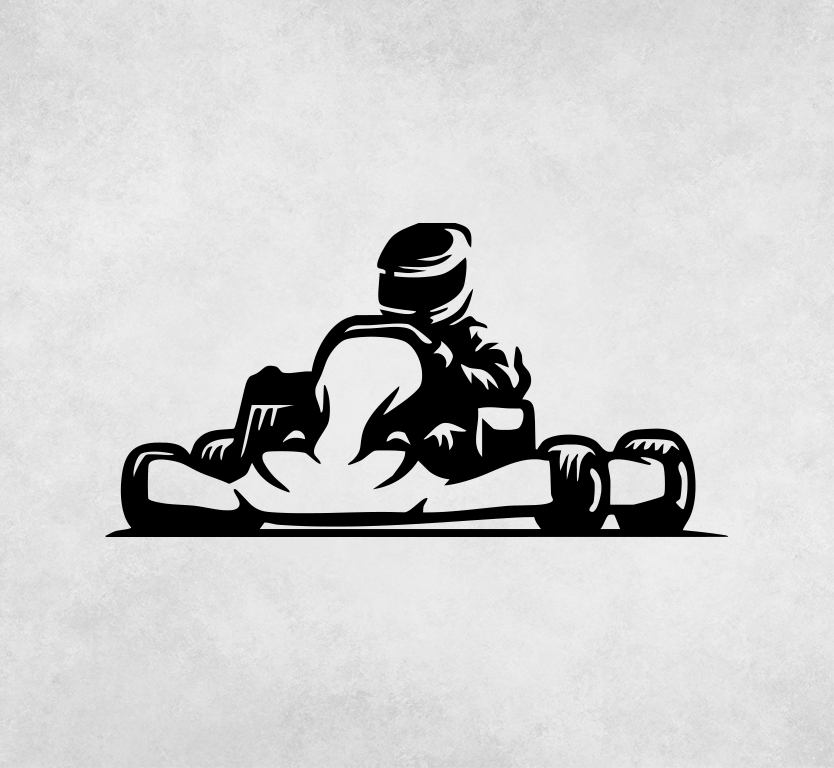 Go-Kart Metal Wall Art by MetalPlex