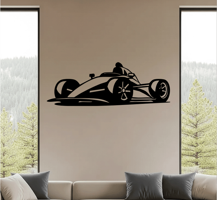 Racing Car Metal Wall Art, view 8 by MetalPlex
