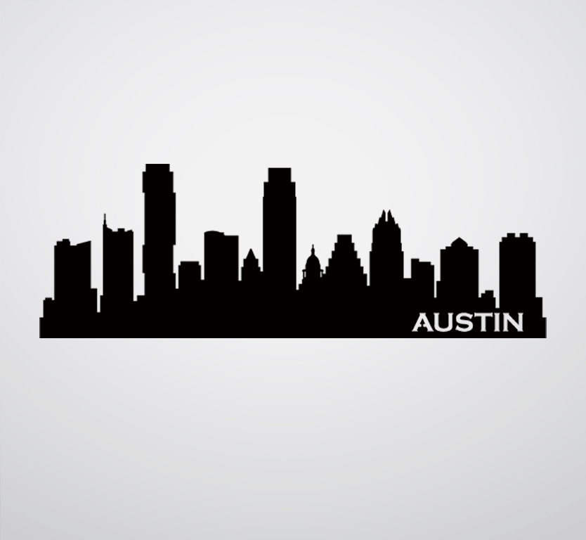 Austin Skyline - Metal Wall Art