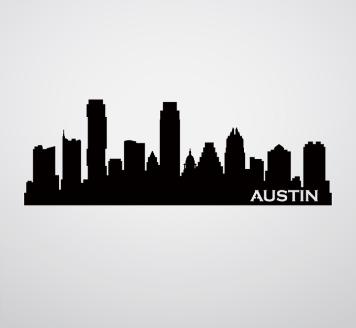 Austin Skyline - Metal Wall Art