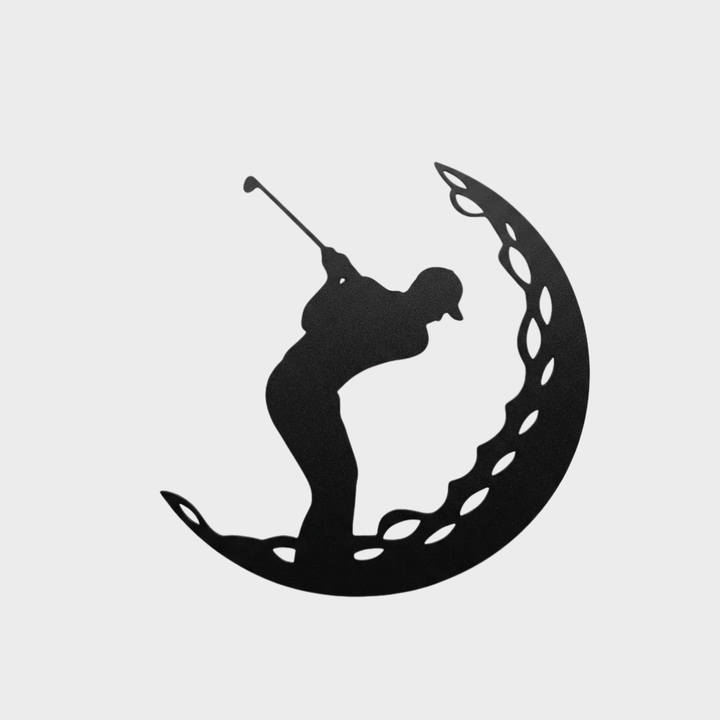 Golf Ball Metal Wall Art – Sports Golf Lover Home &amp; Office Decor