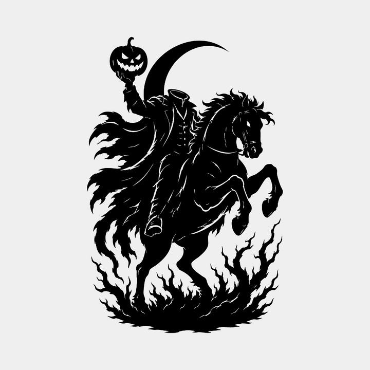 Headless Horseman Metal Wall Art