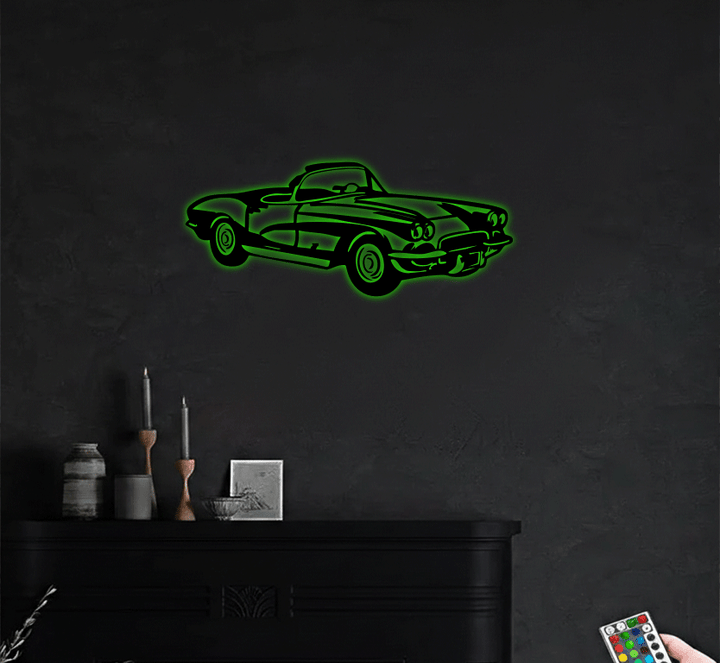 1962 Corvette C1 Metal Wall Art, view 9 by MetalPlex