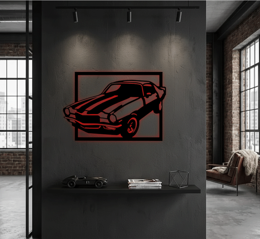 Muscle Car Metal Wall Art, view 9 by MetalPlex