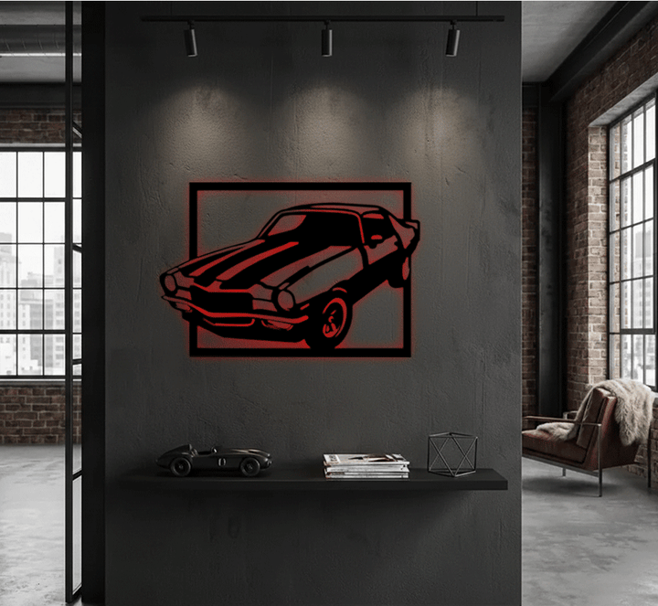 Muscle Car Metal Wall Art, view 9 by MetalPlex
