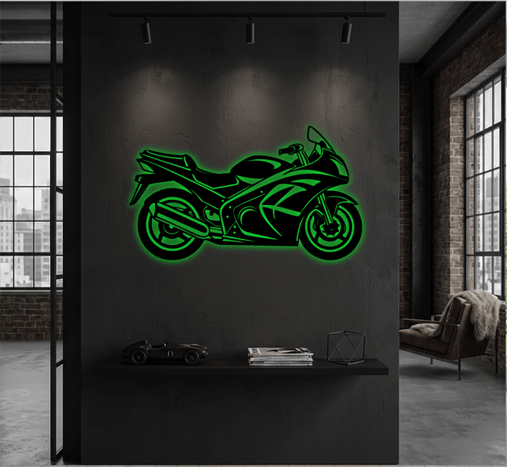 Sportbike Metal Wall Art, view 10 by MetalPlex