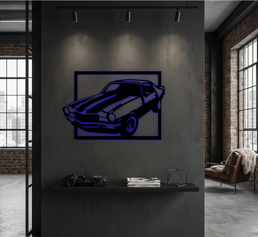 Muscle Car Metal Wall Art, view 10 by MetalPlex