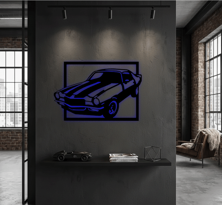 Muscle Car Metal Wall Art, view 10 by MetalPlex