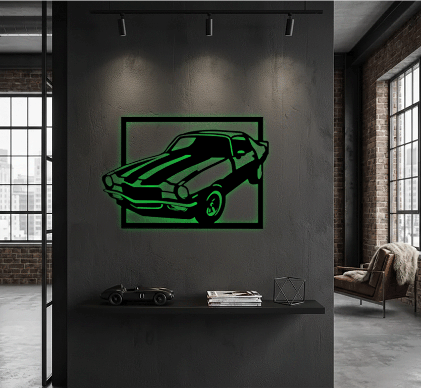 Muscle Car Metal Wall Art, view 11 by MetalPlex