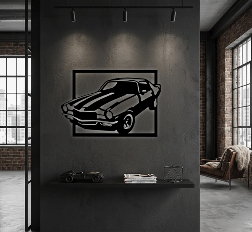 Muscle Car Metal Wall Art, view 12 by MetalPlex