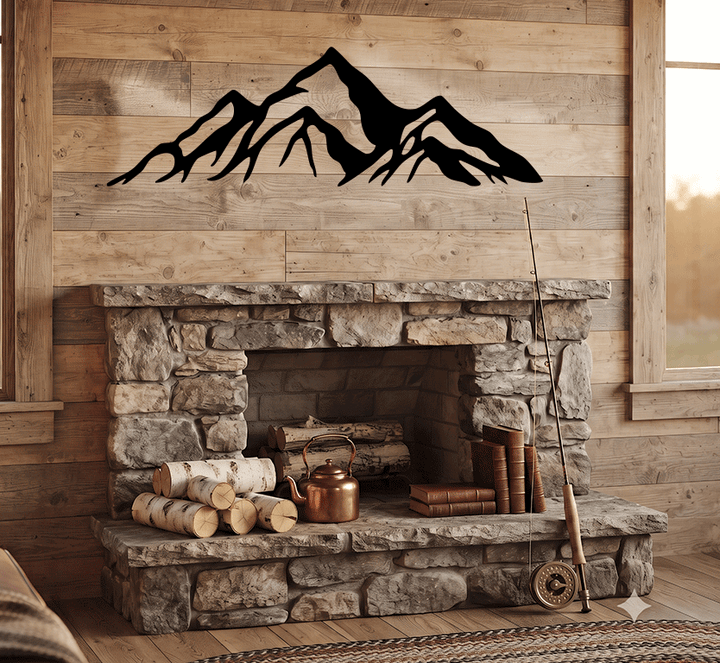 Rocky Mountains Metal Wall Art – Colorado Landscape Wall Decor
