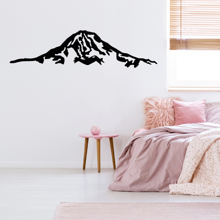 Mount Rainier Alternative Metal Wall Art – Pacific Northwest Mountain Scenic Decor