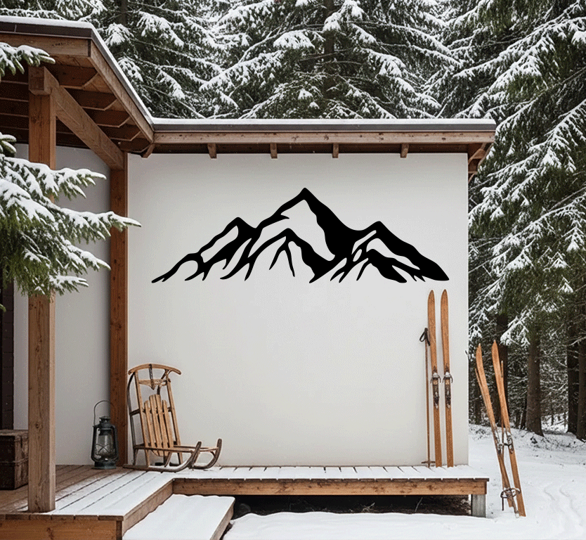 Rocky Mountains Metal Wall Art – Colorado Landscape Wall Decor