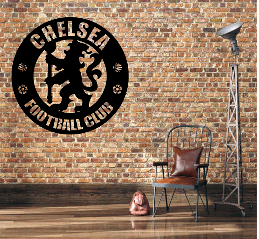 Chelsea FC Metal Wall Art, view 5 by MetalPlex