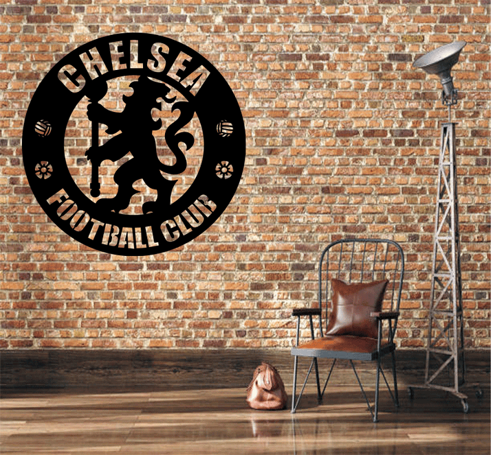 Chelsea FC Metal Wall Art, view 5 by MetalPlex