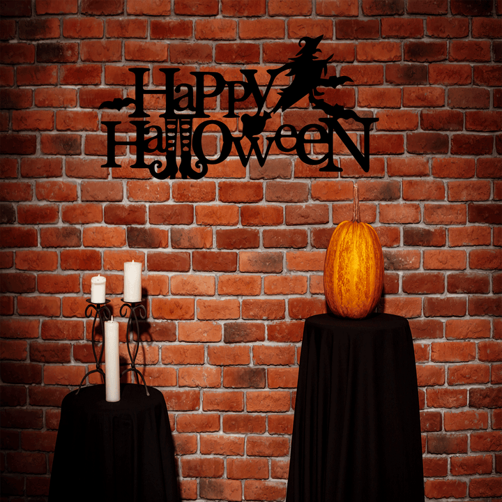Happy Halloween Metal Wall Art, view 2 by MetalPlex