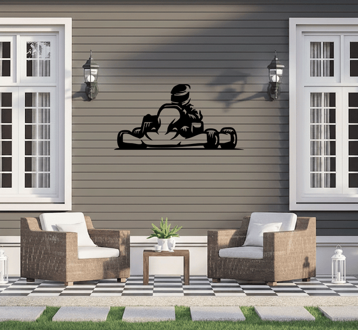 Go-Kart Metal Wall Art, view 10 by MetalPlex