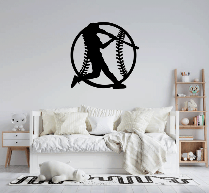 Baseball Metal Wall Art by MetalPlex