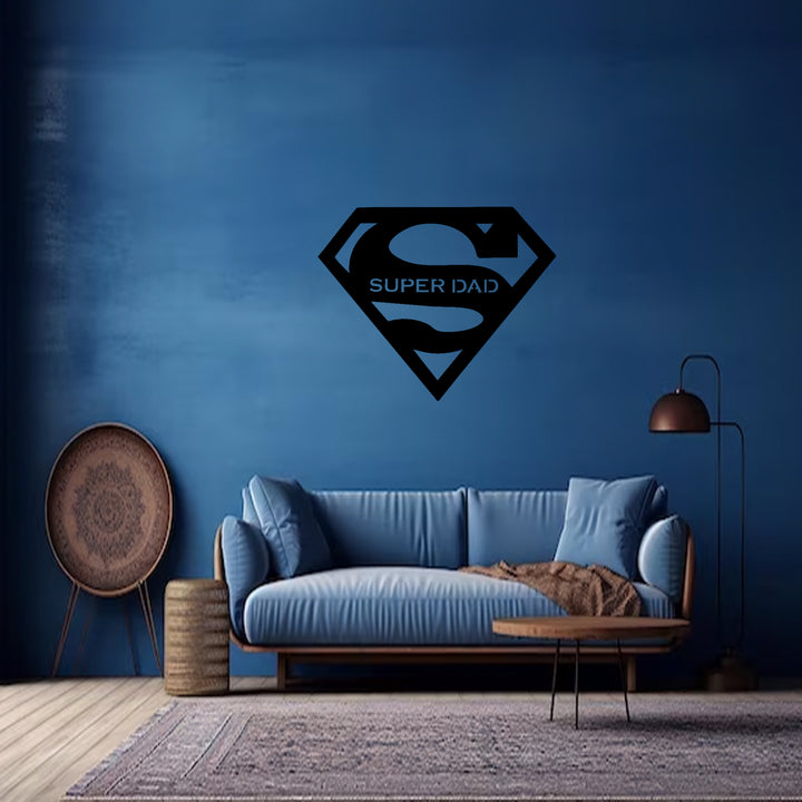 Super Dad Metal Wall Art