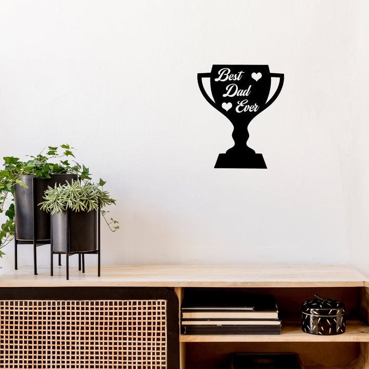 Best Dad Metal Wall Art