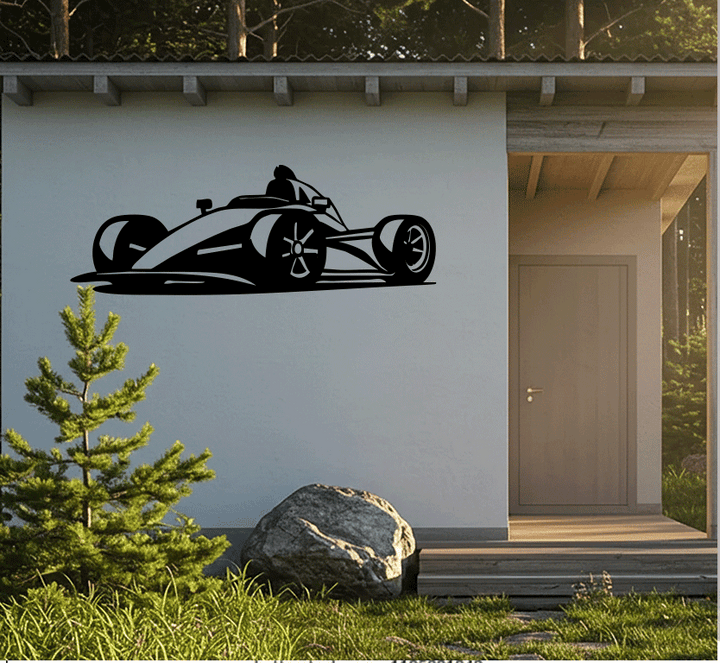 Racing Car Metal Wall Art, view 10 by MetalPlex