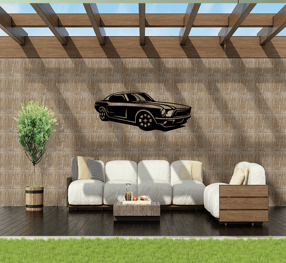 Mustang Metal Wall Art, view 2 by MetalPlex