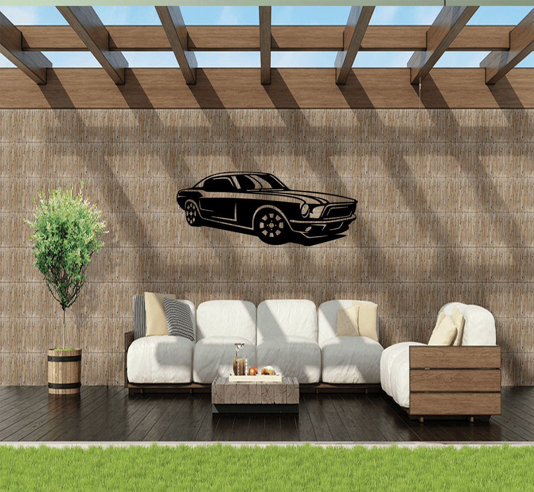 Mustang Metal Wall Art, view 2 by MetalPlex