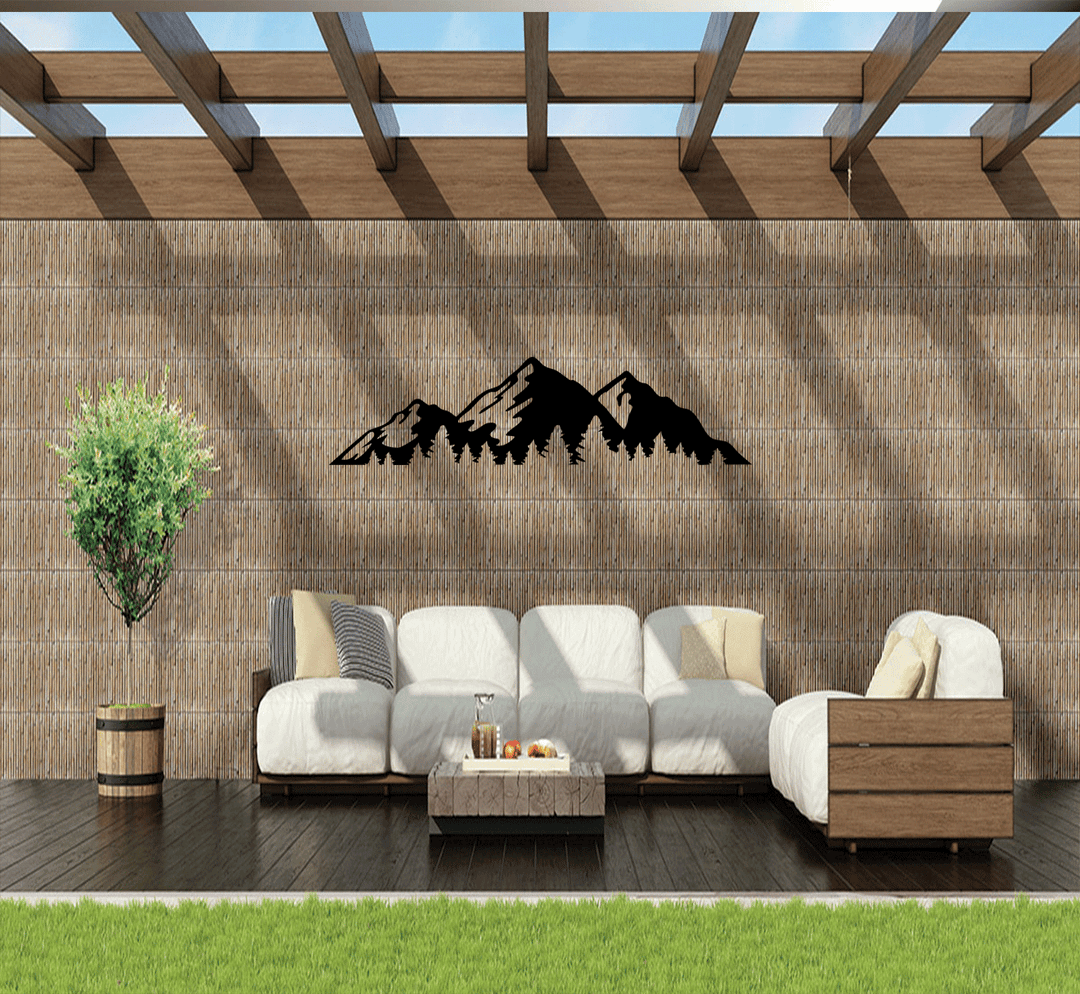 Timberline Mountains Metal Wall Art by MetalPlex