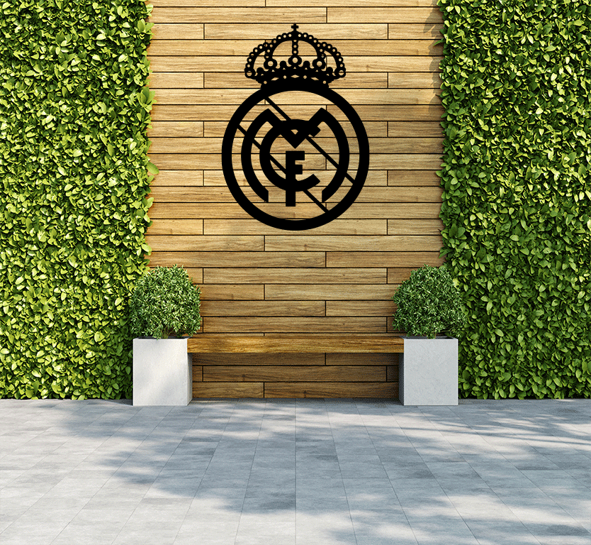 Real Madrid CF Metal Wall Art, view 2 by MetalPlex
