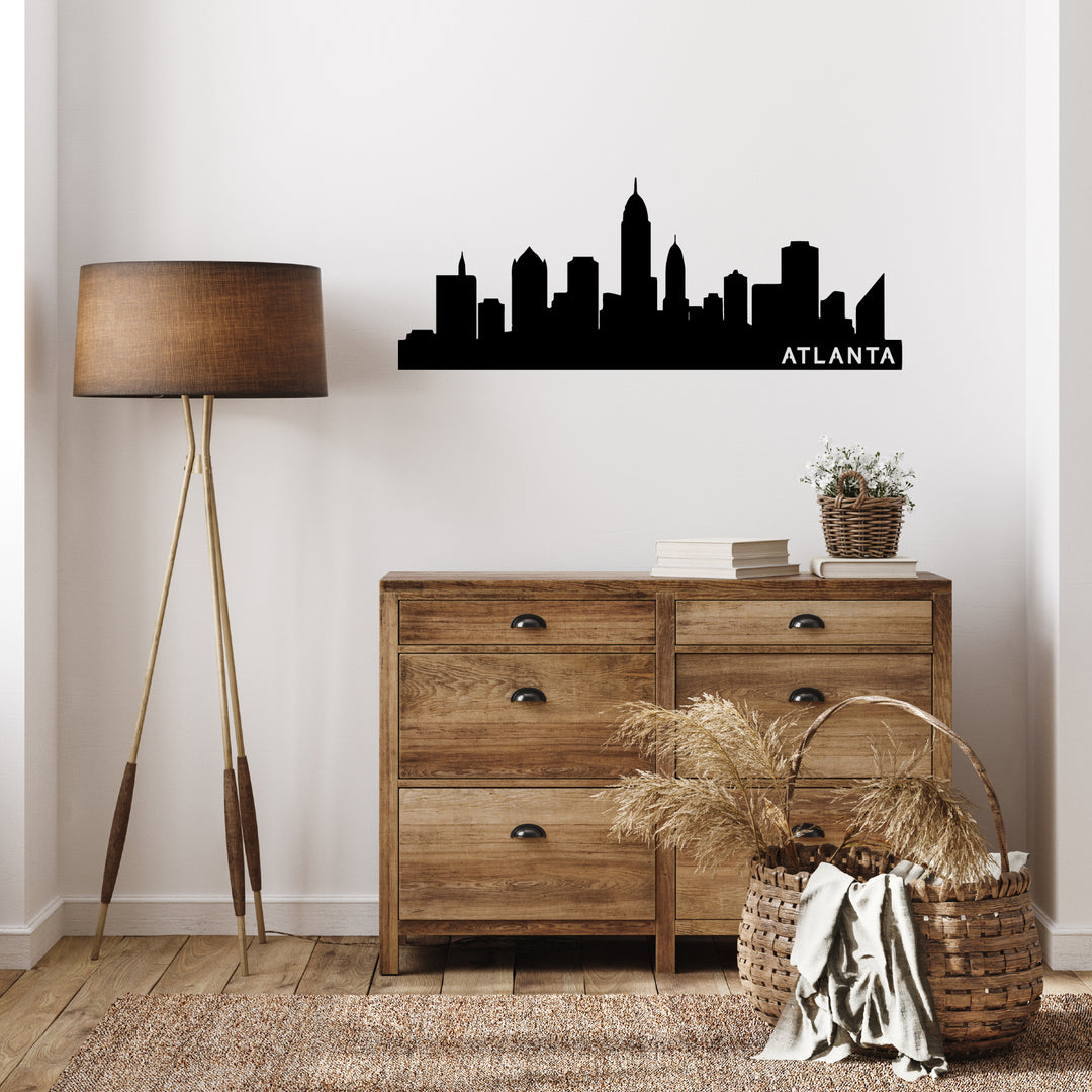 Atlanta Skyline Metal Wall Art by MetalPlex