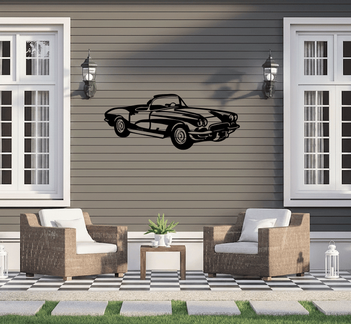 1962 Corvette C1 Metal Wall Art, view 10 by MetalPlex