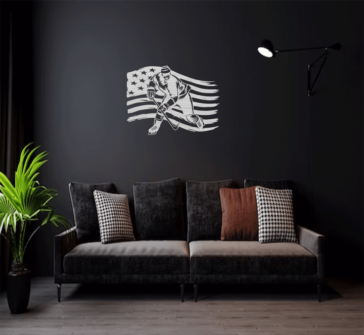Ice Hockey Metal Wall Art, view 6 by MetalPlex