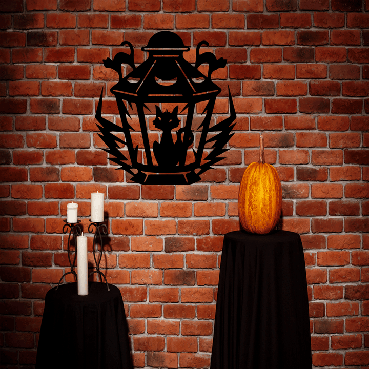 Halloween Cat Metal Wall Art, view 5 by MetalPlex