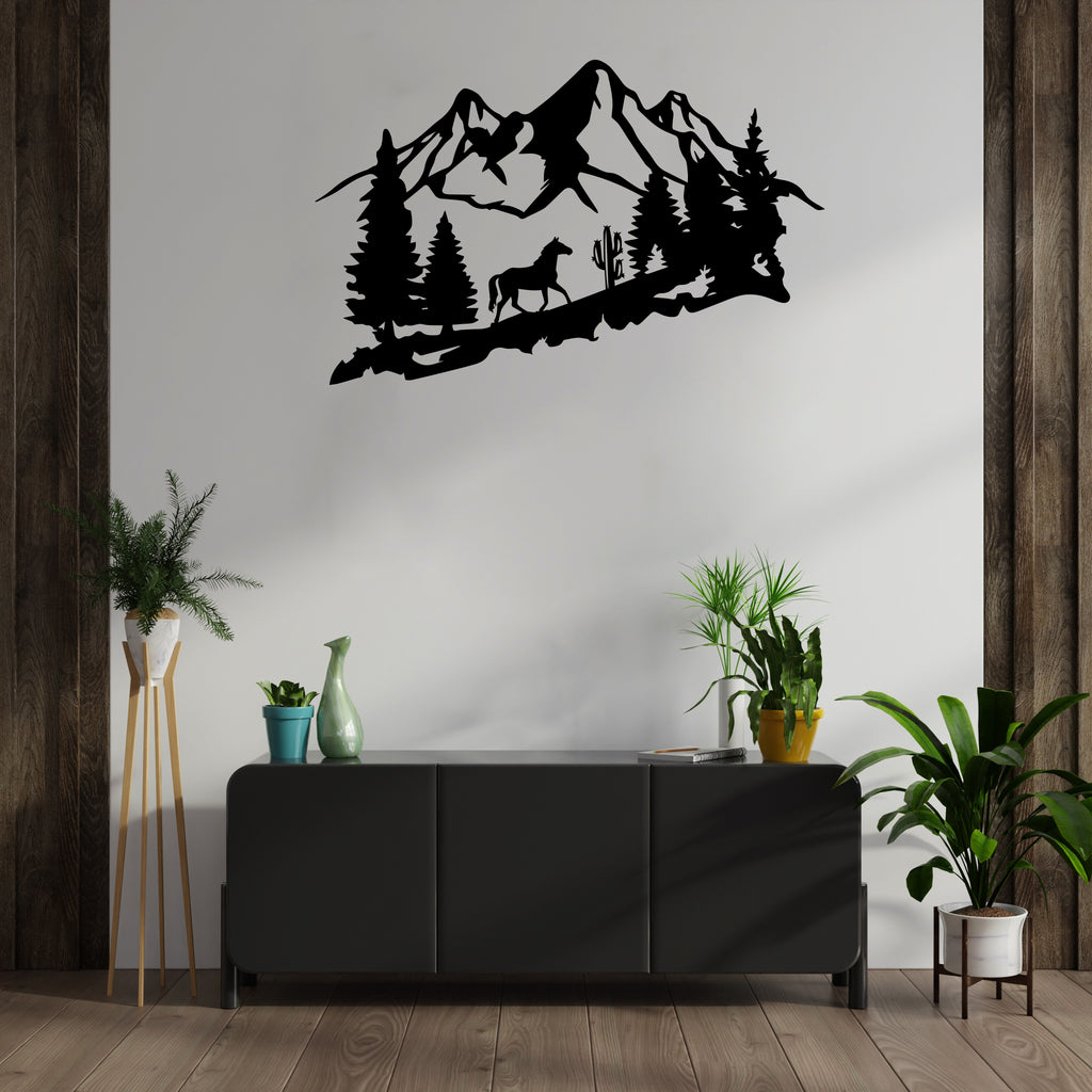 Mountain Horse - Metal Wall Art - MetalPlex