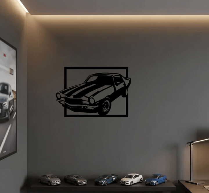Muscle Car Metal Wall Art, view 3 by MetalPlex