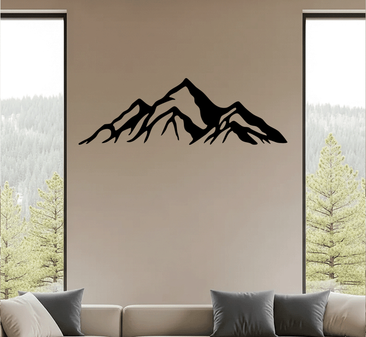Rocky Mountains Metal Wall Art – Colorado Landscape Wall Decor