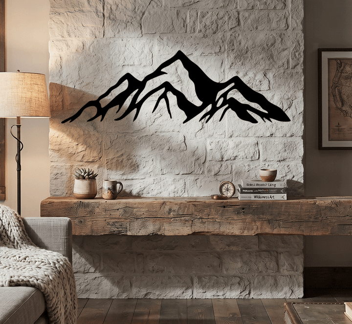Rocky Mountains Metal Wall Art – Colorado Landscape Wall Decor